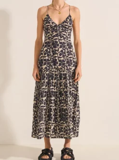 Eucleia Dress in Clover Print