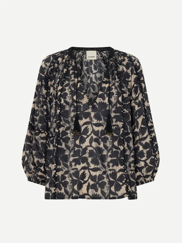 Euthenia Blouse in Clover Print