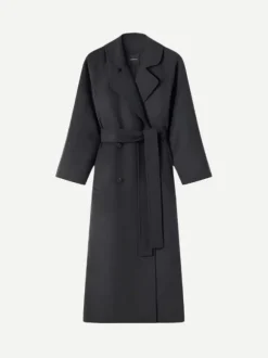 Evans Coat in Charcoal Melange