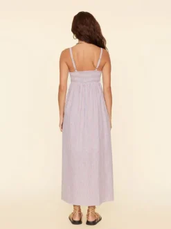 Flavia Dress in Firework Stripe