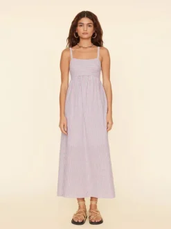 Flavia Dress in Firework Stripe