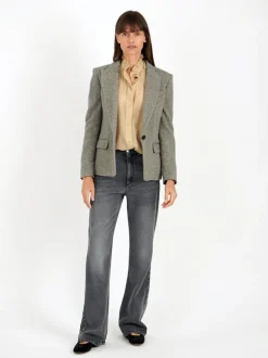 Gamble Top in Light Kahki