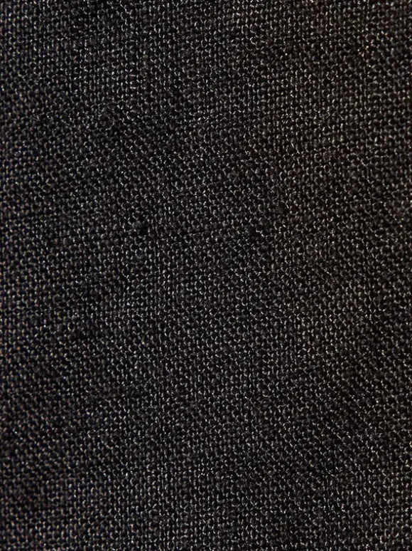 Garmet Dyed Linen Shirt in Black
