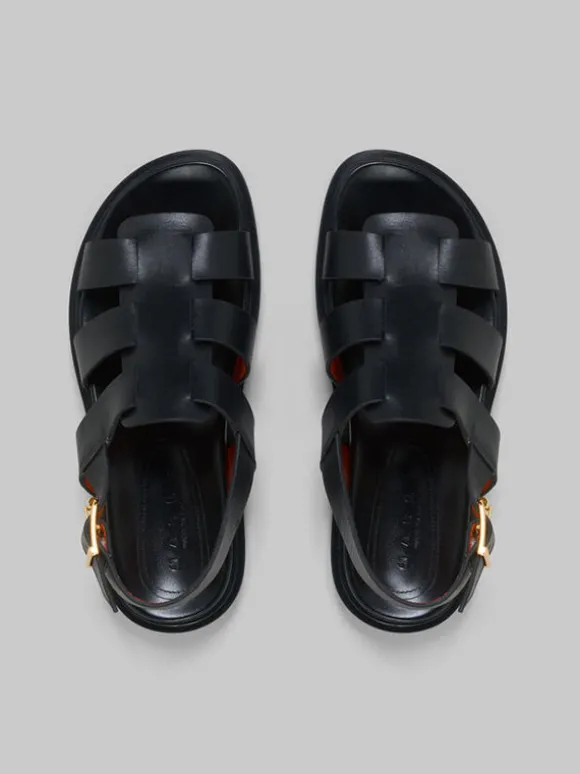 Gladiator Fussbett Sandals In Black