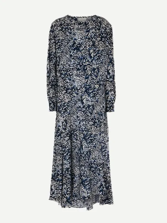 Hanane Dress in Midnight/White
