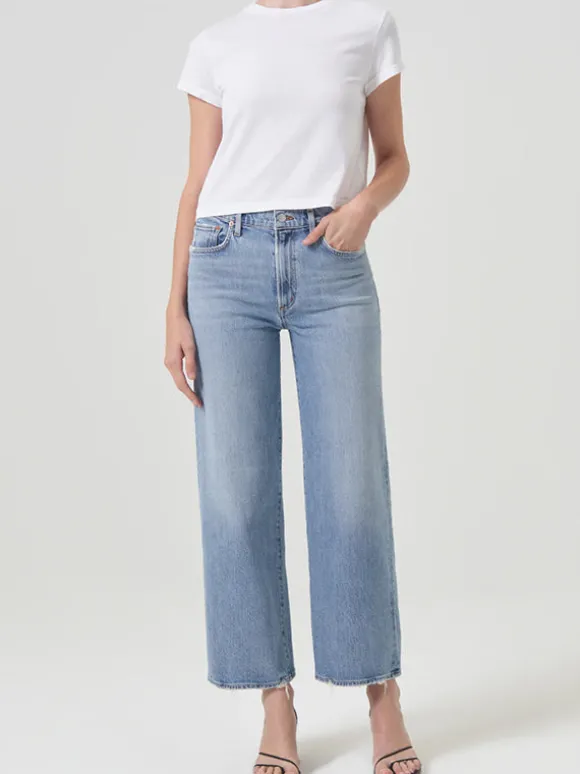 Harper Crop Jean in Hassle