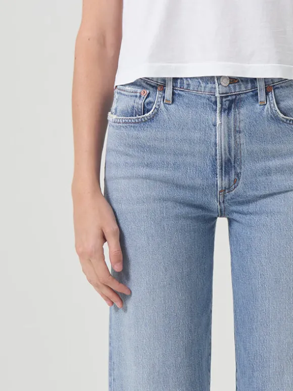 Harper Crop Jean in Hassle