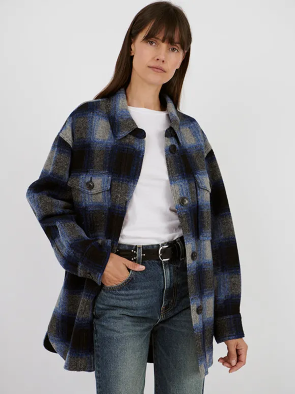 Harveli Coat in Navy
