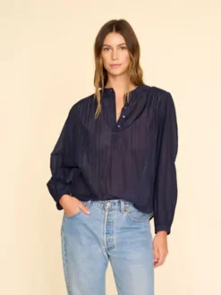 Hattie Top in Navy