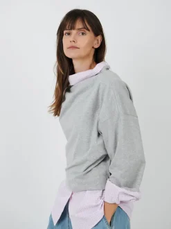 Henies Top in Grey Melange