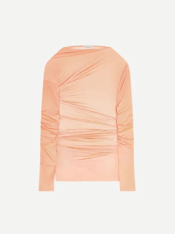 Hoan Sheer Top in Peach