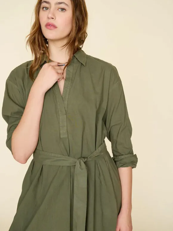 Hope Dress in Ash Green