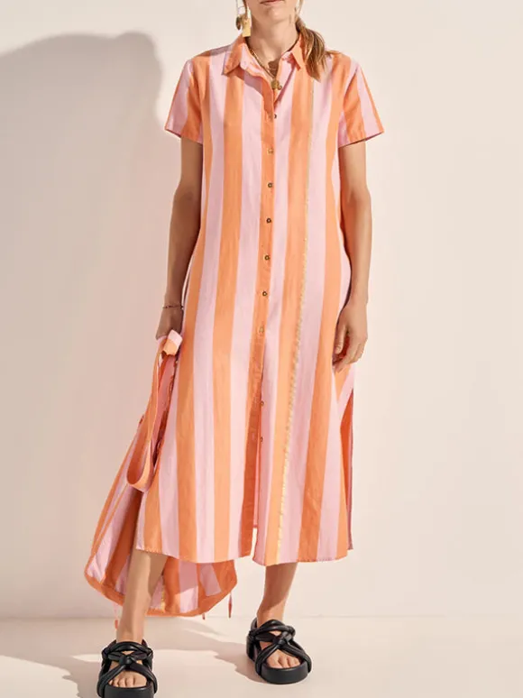 Hypnos Shirt Dress in Xora Stripe