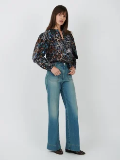 Ilara Blouse in Starling