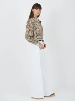 Ilda Shirt in Natural Python