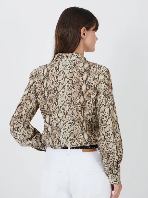 Ilda Shirt in Natural Python