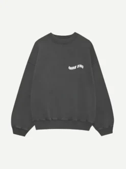 Jaci Sweatshirt Daydreams in Washed Black