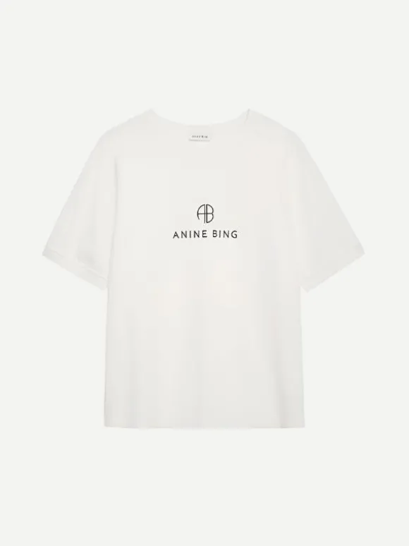 Jaylin Tee Monogram in Ivory