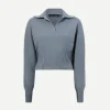 Jeanne Sweater In Grey Melange