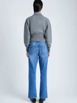 Jeanne Sweater In Grey Melange