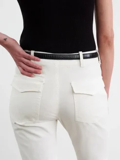 Jenna Pant in White