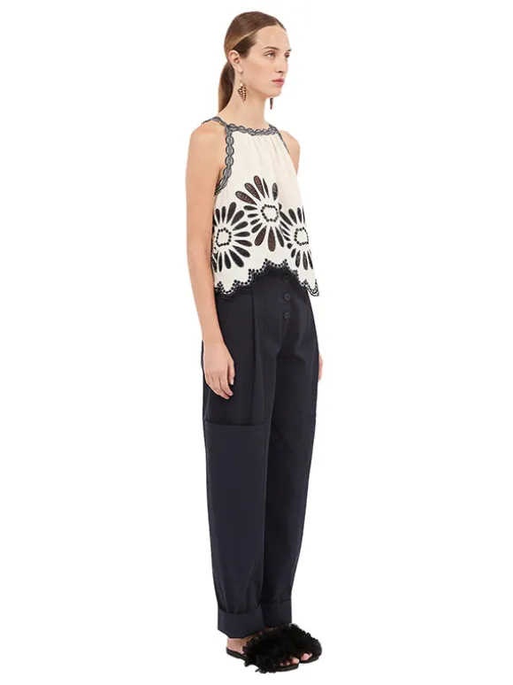 Jolie Top in Porcelain