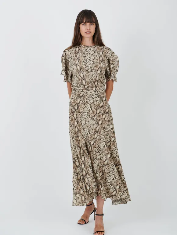 Karlita Top in Natural Python