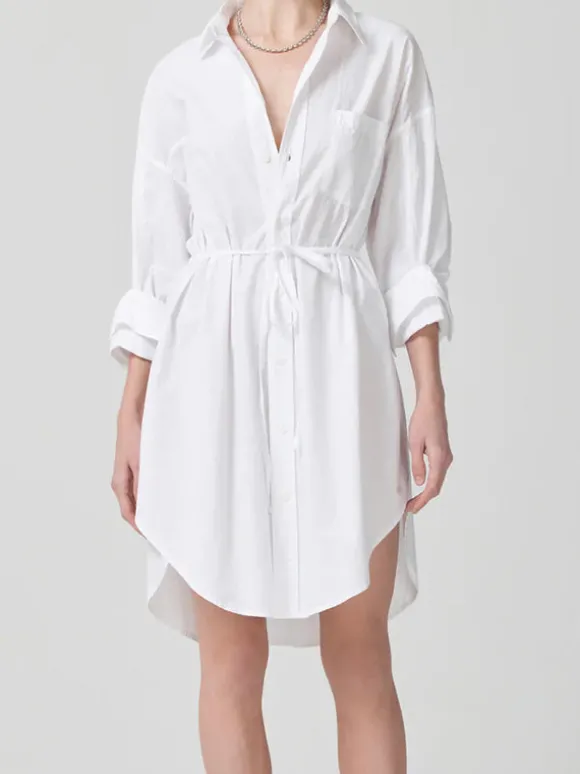 Kayla Dress in Optic White