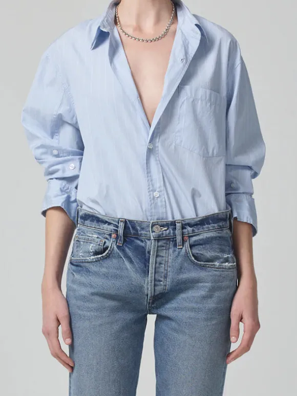 Kayla Shirt in Sky Way Stripe