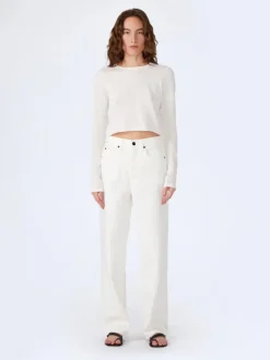 Koko High Rise Relaxed Jean in White