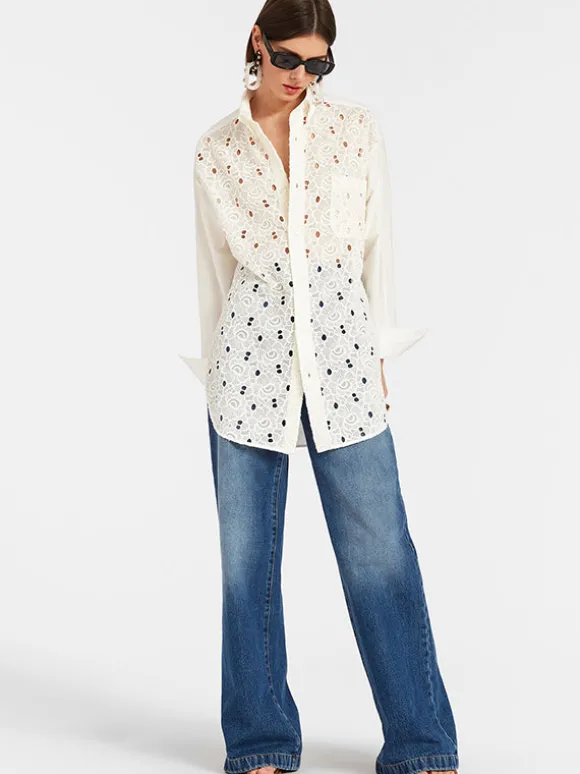 Lacey Better Than Your Boyfriends Shirt in Solid Ivory