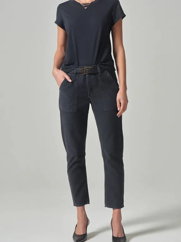 Leah Cargo in Washed Black