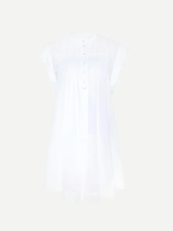 Leazali Dress in White