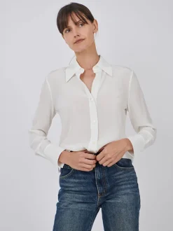Leona Shirt in Natural White