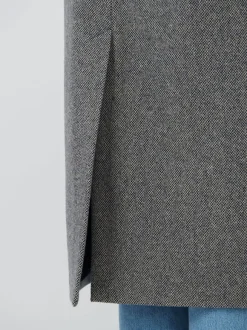 Lexana Coat in Black/Ecru