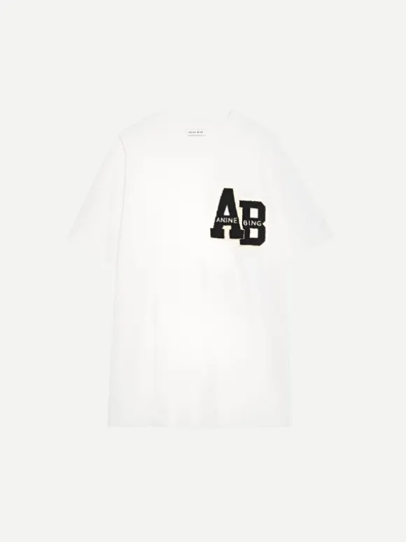 Lili Tee Letterman in Off White