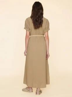 Linnet Dress in Beige Coast