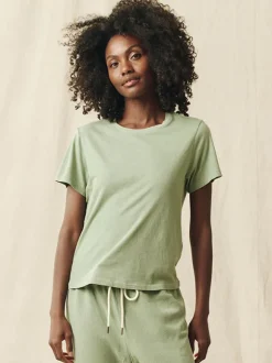 Little Tee in Pistachio