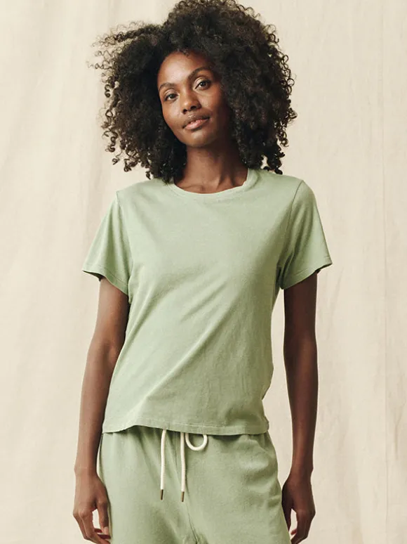 Little Tee in Pistachio