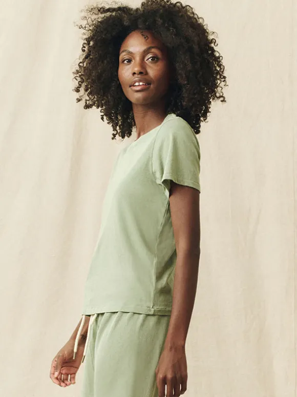 Little Tee in Pistachio
