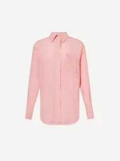 Long Sleeve Pyjama Shirt in Orchid