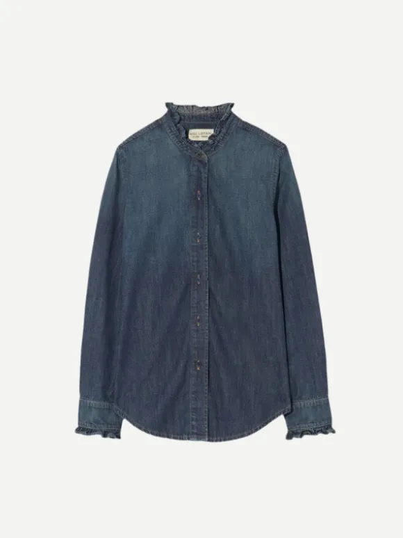 Lydia Denim Shirt in Classic Wash