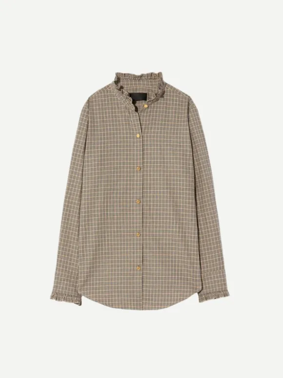 Lydia Shirt in Honey Check