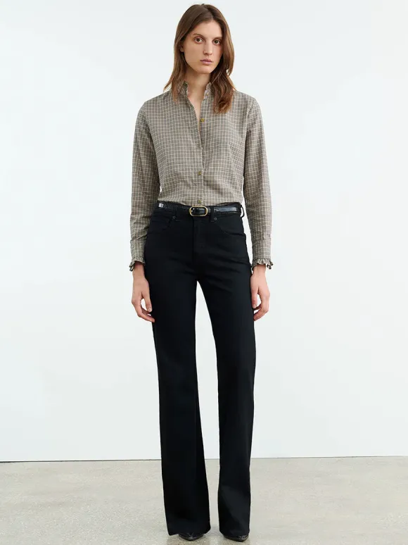 Lydia Shirt in Honey Check