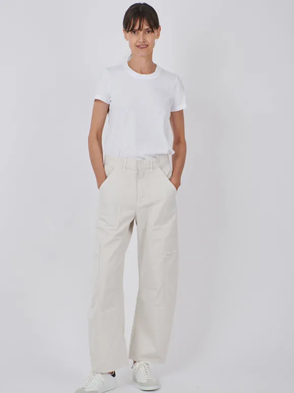 Marcelle Low Slung Cargo in Oyster