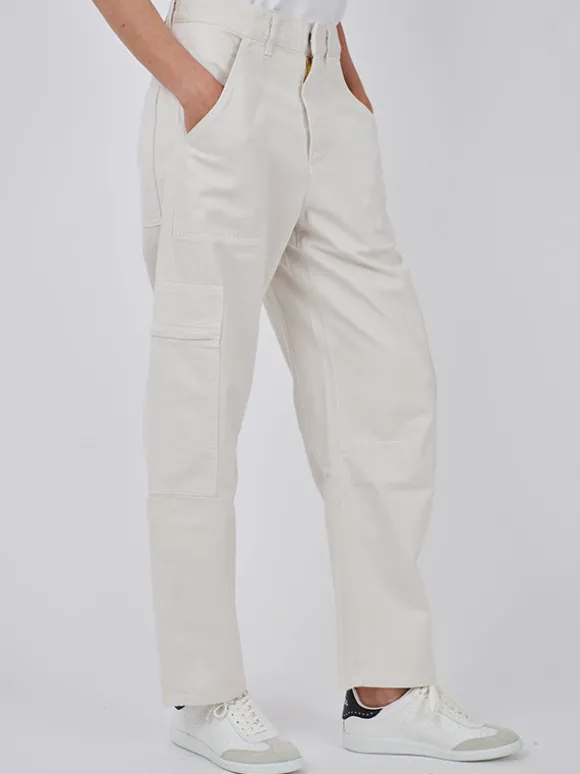 Marcelle Low Slung Cargo in Oyster
