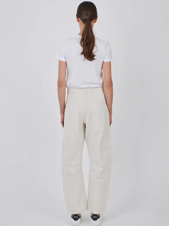 Marcelle Low Slung Cargo in Oyster