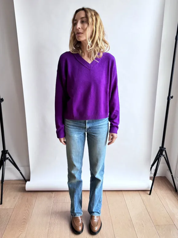 Mathilde Knit in Magenta