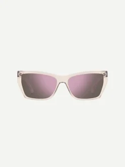 Mirrored Cat Eye Sunglasses in Pink