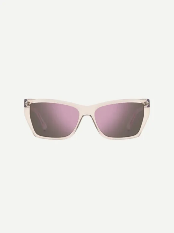Mirrored Cat Eye Sunglasses in Pink